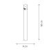 Stalp Pillar L LED 8W 124003 Klausen - imagine 2