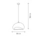 Pendul Cocoon SP1 L Alb 111130 Klausen - imagine 2