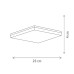 Plafoniera LED Genius S 36W 151137 Klausen - imagine 2
