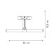 Aplica LED Gnomic 6W Argintiu 146028 Klausen - imagine 1