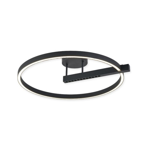 Plafoniera Himera Negru PL1 LED 48W 140029 Klausen