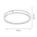 Plafoniera LED Lead 48W 151116 Klausen - imagine 1