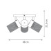 Aplica Obscur PL3 Negru 163026 Klausen - imagine 1