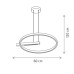 Pendul Himera Argintiu SP1 LED 48W 142080 Klausen - imagine 1