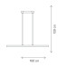 Pendul LED Pine AP1 22W 142104 Klausen - imagine 1