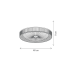 Plafoniera LED Splendid 72W 151134 Klausen - imagine 2