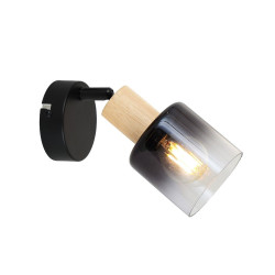 Aplica Serene AP1 Negru, Natur 161028 Klausen