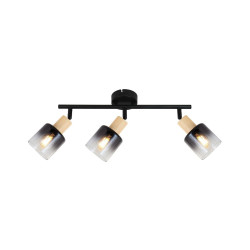 Aplica Serene PL3 Negru, Natur 163028 Klausen