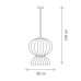 Pendul Silk SP1 38 CM Alb 111152 Klausen - imagine 4