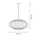 Pendul Silk SP1 60 CM Alb 111154 Klausen - imagine 1