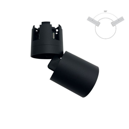 Spot LED Shape Black 7W 3000K 181048 Klausen
