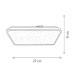 Plafoniera LED Starry 15W 151117 Klausen - imagine 1