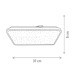 Plafoniera LED Starry 24W 151118 Klausen - imagine 1