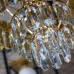 Candelabru Charmant SP5 E14, auriu cu decoratiuni transparente KL115002 - imagine 3