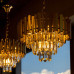 Candelabru Charmant SP5 E14, auriu cu decoratiuni transparente KL115002 - imagine 5
