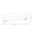 Accesoriu reglabil pentru sina magnetica KL 182009 ACCESSORY L-MWH Klausen - imagine 2