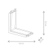 Accesoriu pentru sina magnetica KL 182020 ACCESSORY INBK Klausen - imagine 1