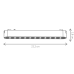 Spot liniar slim track light 12W CW pentru sina magnetica KL181006 Klausen - imagine 1