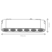 Spot liniar slim track light 6W CCT pentru sina magnetica KL181174 Klausen - imagine 1